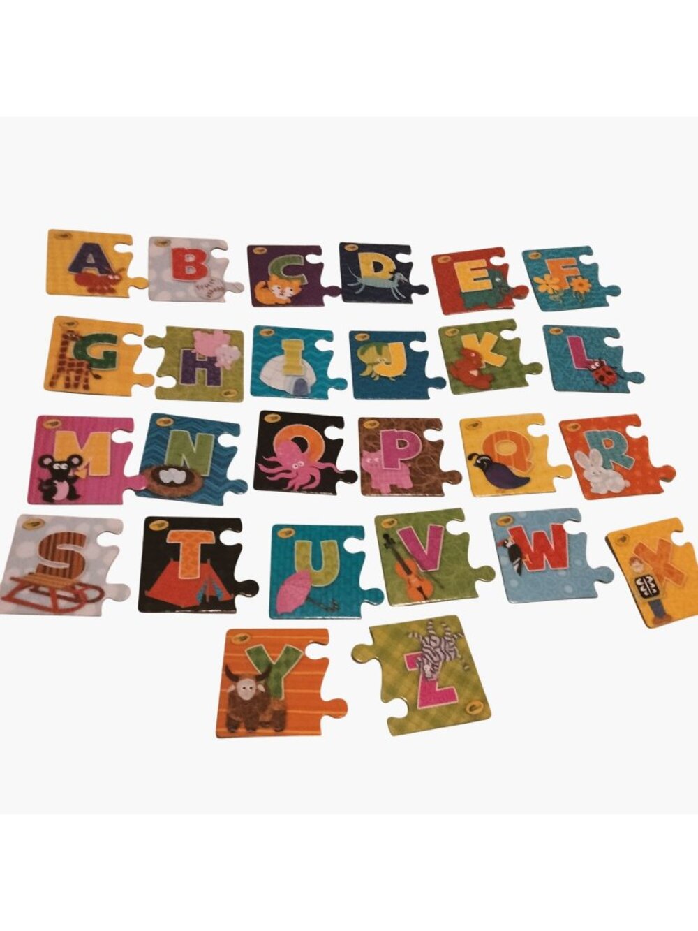 Crayola Kids Puzzle Pieces ABCs Numbers 1 to 13 Animal Replacement Craft Jigsaw